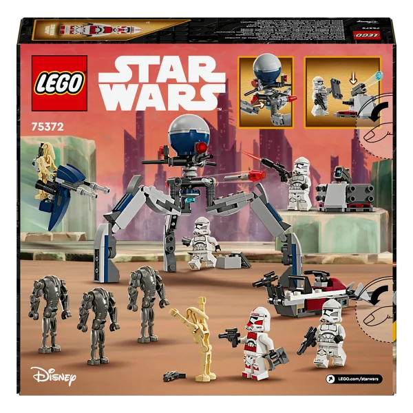 Lego 75372 Star Wars Klon Trooper Ve Savaş Droidi Savaş Paketi Seti - Görsel 5