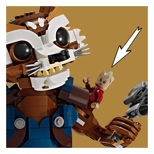 Lego 76282 Marvel Rocket Ve Bebek Groot - Görsel 4
