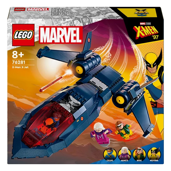 Lego 76281 Marvel X-Men X-Jet - Görsel 10