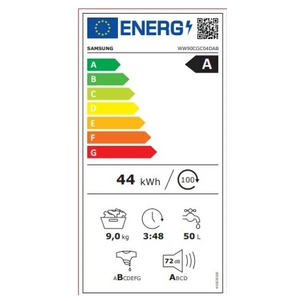 Samsung WW90CGC04DABAH 9 kg 1400 Devir Çamaşır Makinesi - Görsel 6