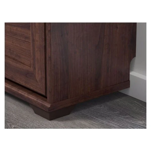 IKEA Brusalı Kahverengi 61x130 cm 3 Kapaklı Ayakkabılık - Görsel 7