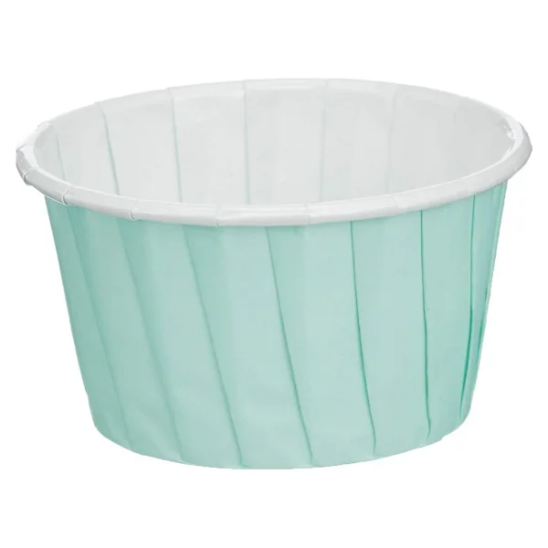 Dolphin Muffin Kağıt Karton Pastel Yeşil Cupcake Kek Kalıbı Kapsülü Kabı - 50 Adetlik 10 Paket - Görsel 3