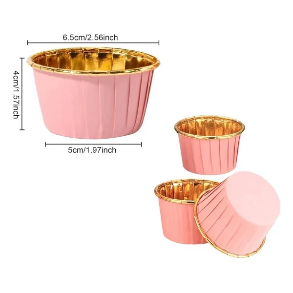 Dolphin Muffin Kağıt Karton Pastel Yeşil Cupcake Kek Kalıbı Kapsülü Kabı - 50 Adetlik 10 Paket - Görsel 4