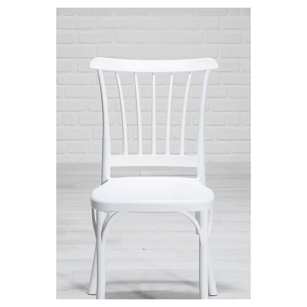Mobetto 6 Adet Violet Beyaz Sandalye / Balkon-Bahçe-Mutfak - Görsel 3