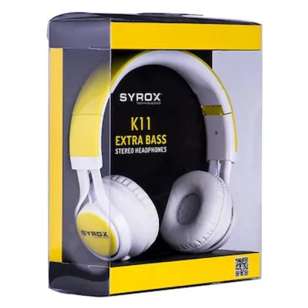 Syrox K11 Mikrofonlu Kulak Üstü Kulaklık - Görsel 2