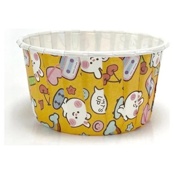 Dolphin Muffin Kek Kapsülü Pembe Puantiye Büyük Boy 50li - Görsel 6