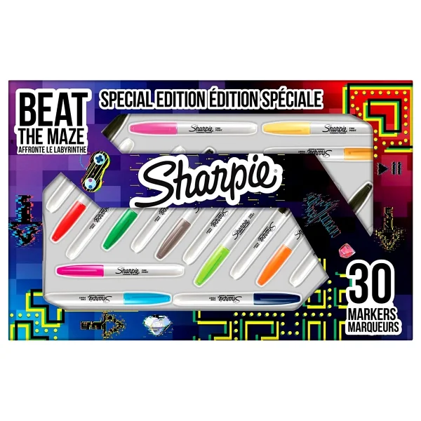 Sharpie Fine Labirent Kutu 30'lu Permanent Marker Seti - Görsel 6