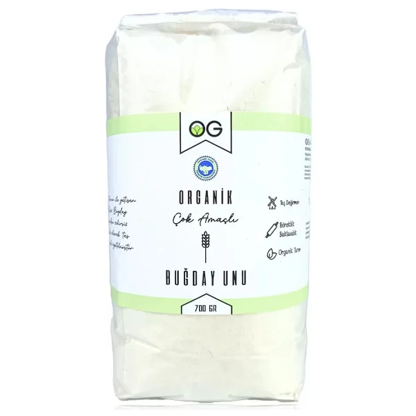 Og Natural Organik Çok Amaçlı Buğday Unu 700 Gr - Görsel 4