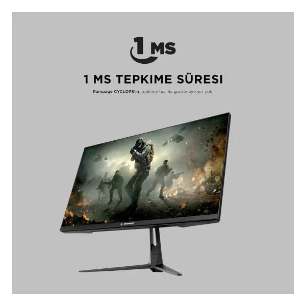 Rampage Cyclops Cy25r240 25" 1 Ms Full HD 240 Hz Oyuncu Monitörü - Görsel 4
