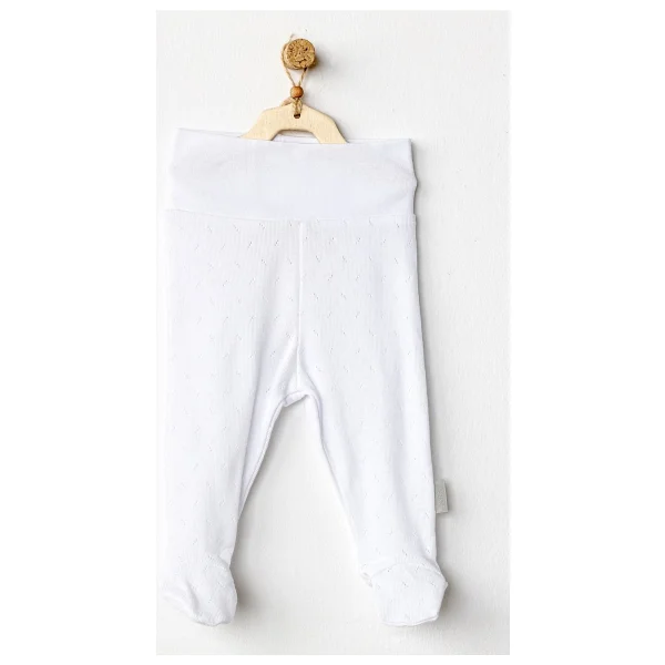 Andywawa Jacquard Patikli Bebek Pantolonu Ac24706 Yeşil 3-6 Ay - Görsel 5