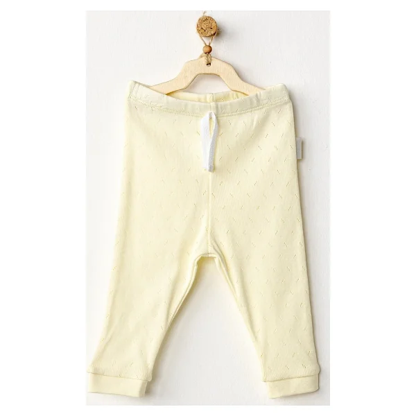 Andywawa Jacquard Bebek Pantolonu Ac24707 Mavi 6-9 Ay - Görsel 4