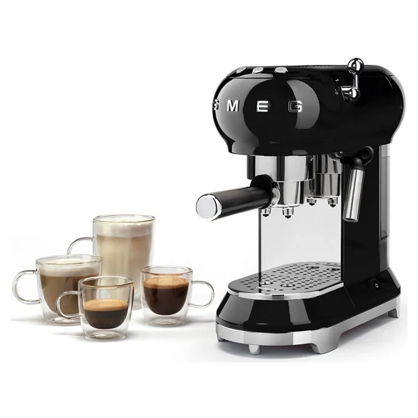 Smeg Ecf01bleu Retro Siyah Espresso Makinesi - Görsel 2