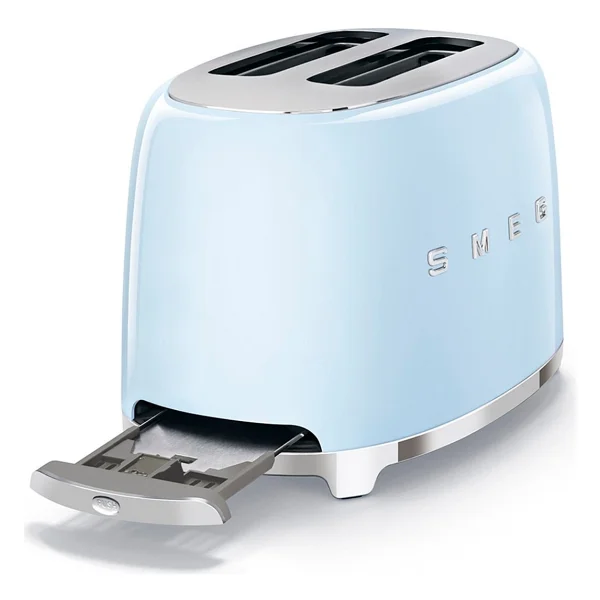Smeg Retro Tsf01pbeu Pastel Mavi Ekmek Kızartma Makinesi - Görsel 4