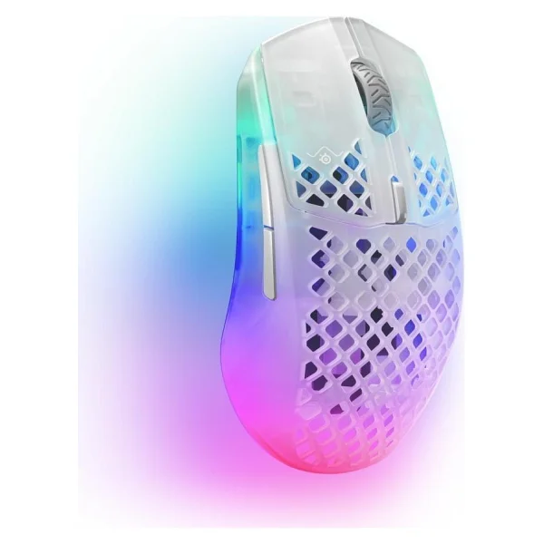 Steelseries Aerox 3 RGB Ghost Edition Şarjlı Optik Kablosuz Oyuncu Mouse - Görsel 3