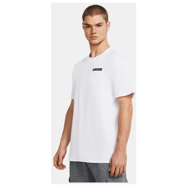 Under Armour Heavyweight Armour Label 1382831-477 Açık Mavi Kısa Kollu Bisiklet Yaka Erkek Tişört - Görsel 9