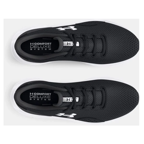 Under Armour Charged Surge 4 3027000-001 Siyah-Beyaz Erkek Koşu Ayakkabısı - Görsel 3