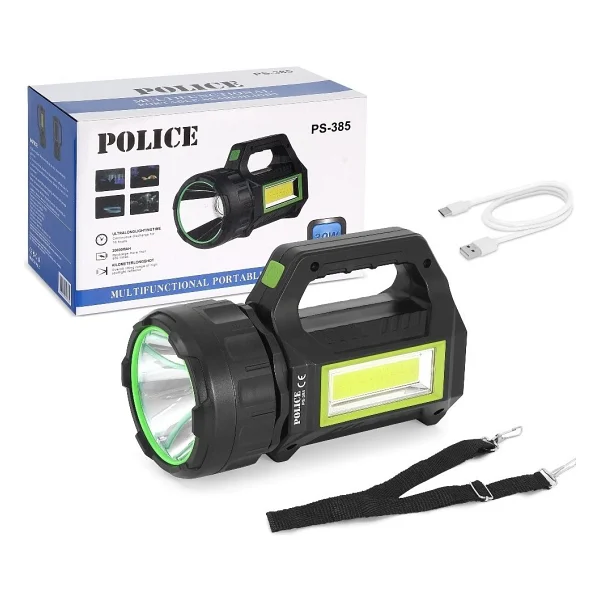Police Ps-385 Güneş Enerjili El Feneri - Görsel 6