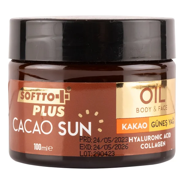 Softto Plus Kakao Güneş Yağı 100 Ml - Görsel 3