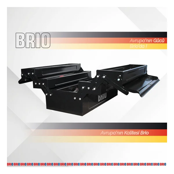 Brio 5 Gözlü 420 Mm Boş Takım Çantası - Görsel 3