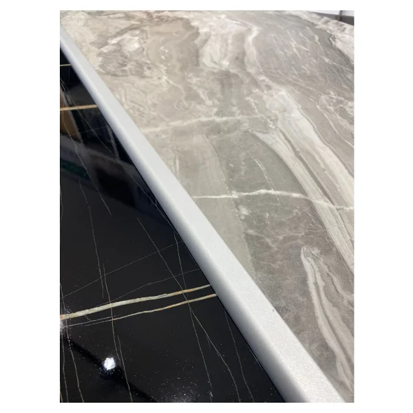 Pasha Dekor Alüminyum Oval U 8 Mm Parke Bitim Profil Çıtası 90 Cm - Görsel 2