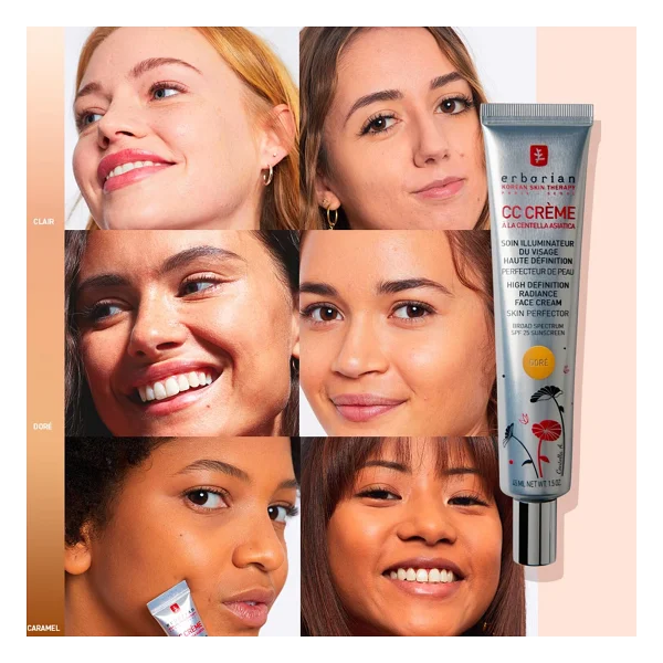Erborıan Cc Creme - Seyehat Boyu Aydınlatıcı Bakım - Dore 15 Ml - Görsel 5