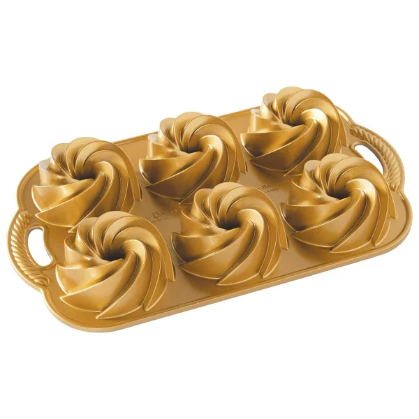 Nordic Ware Heritage Bundtlette Pan 6'lı Kek Kalıbı - Görsel 6
