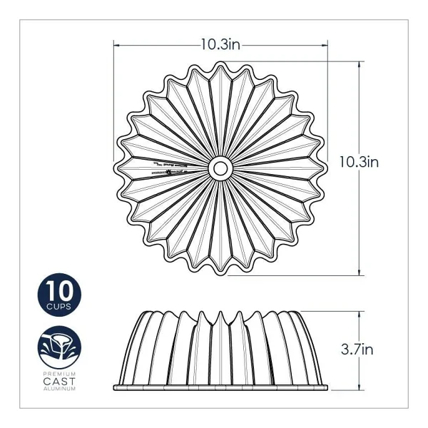 Nordic Ware Brillance Bundt Kek Kalıbı - Görsel 3