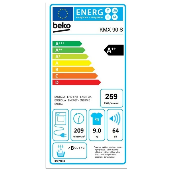 Beko Kmx 90 S 9 Kg Çamaşır Kurutma Makinesi - Görsel 5