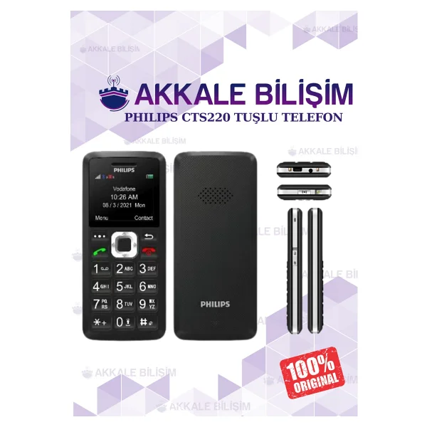 Philips Cts220 Tuşlu Cep Telefonu - Görsel 4