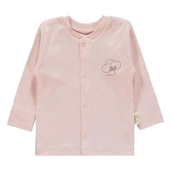 Civil Baby Bebek Organik Pijama Takımı 0-6 Ay Pembe - 0 - 1 Ay - Görsel 2