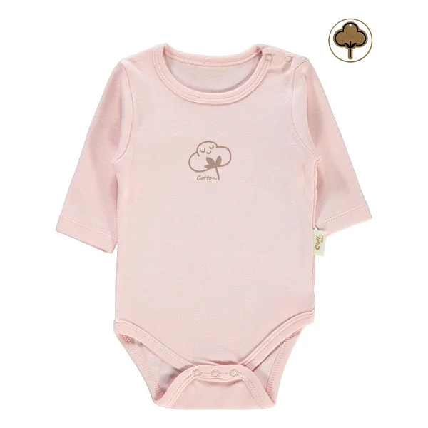 Civil Baby Bebek Organik Çıtçıtlı Badi 0-18 Ay Mavi 18-24 Ay - Görsel 3