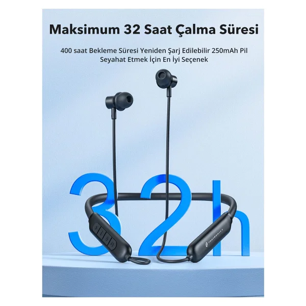 Taotronics Tt-Bh115 Boyun Askılı Kulak İçi Bluetooth Kulaklık - Görsel 5