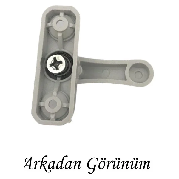Glaswen Güvenlik Kilidi Bebek Çocuk Pvc Kapı Pencere Emniyet Kilidi Mandalı Cam Hırsız Kilidi Beyaz - Görsel 3