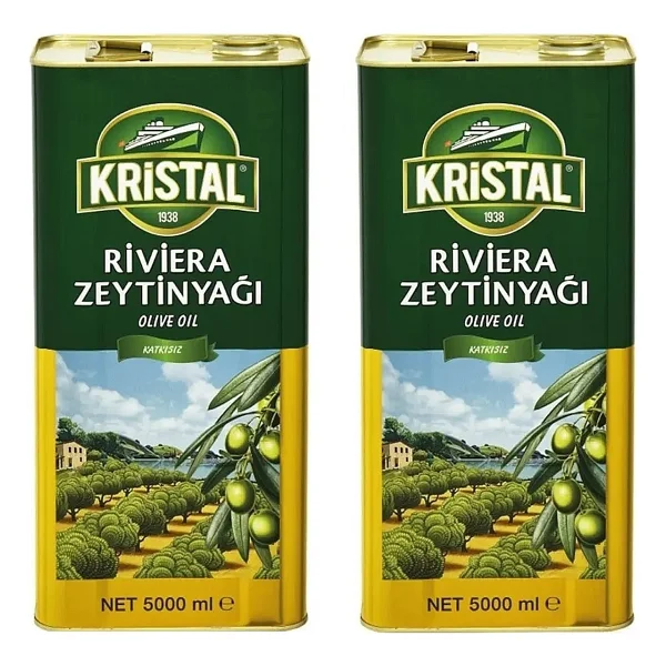 Kristal Riviera Zeytinyağı 5 Lt 2'li - Görsel 2