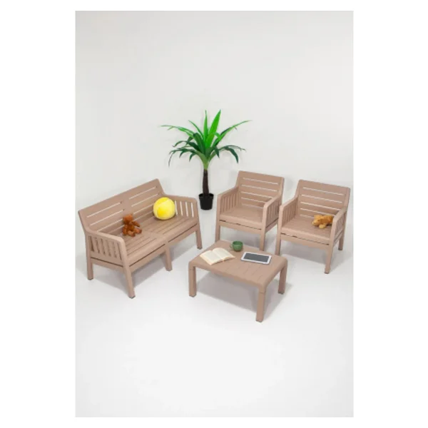 Sandalie Lara 2+1+1+Sehpa Mindersiz Bahçe & Balkon Takımı - Görsel 2