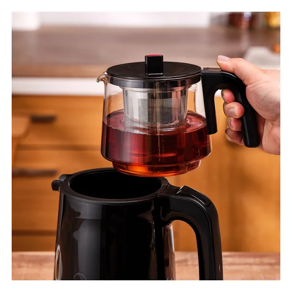 Homend Royaltea 1744h 1800 W Cam Demlikli Çay Makinesi - Görsel 3