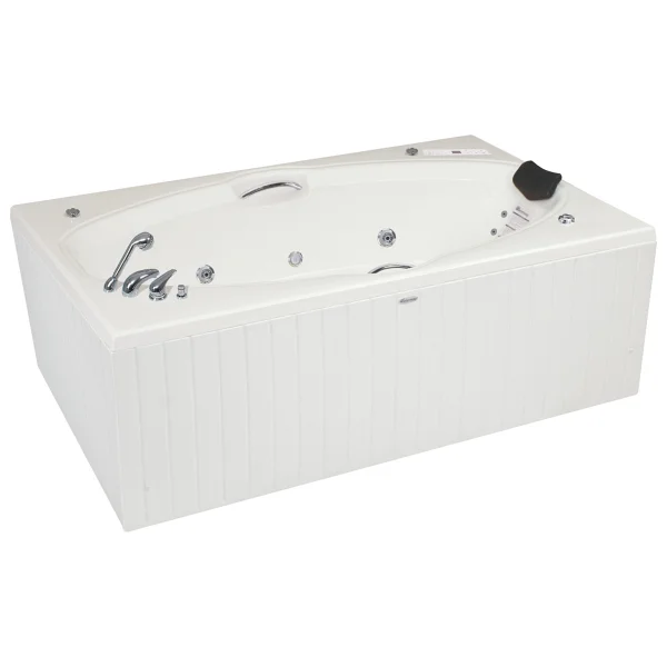 Boston Jakuzi 182x115 H:63 Comfort Hidromasaj Sistemli Küvet (Gövde + Metal Ayak + 4 Yön Panel) - Görsel 3