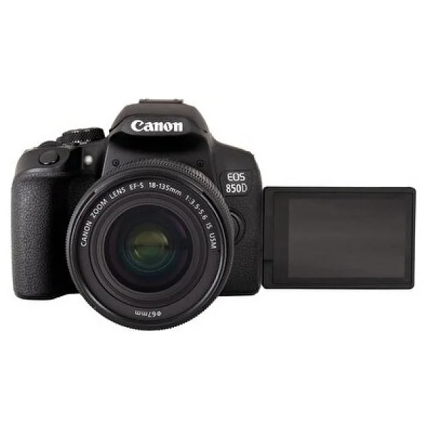 Canon EOS 850D + 18-135mm Lens DSLR Fotoğraf Makinesi - Görsel 2