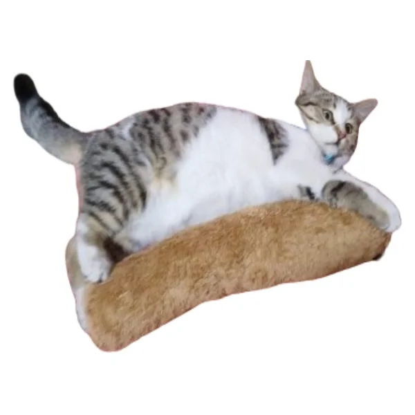Tineke Kedi Otlu 30 Cm Gri Uyku Sarılma Oyuncağı - Görsel 6