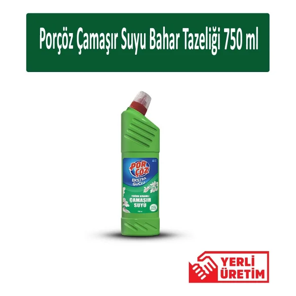 Porçöz Yoğun Kıvamlı Çamaşır Suyu 750 Ml - Görsel 2