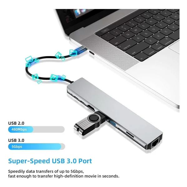 Daytona Cf-04 MacBook Uyumlu Type-C Dönüştürücü - Görsel 8