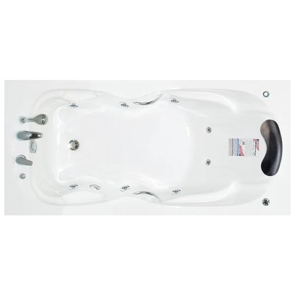 Ocean Side Jakuzi 170x80 H:55 Bonus Hidromasaj Sistemli Küvet (Gövde + Metal Ayak + Ön Panel) - Görsel 2