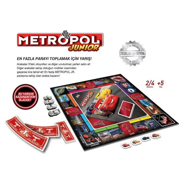 Ks Games Cars Metropol Junior Kutu Oyunu - Görsel 6