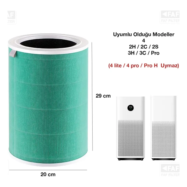 Faf Filtre Xiaomi Mi Smart Air Purifier 4/2h/2c/3h/3c / Pro Hava Temizleyici Filtre Ve Aksesuarları - Görsel 5