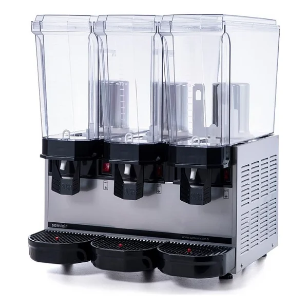 Samixir Klasik Triple 60.Ssmı Inox 20+20+20 Fıskiyeli-Fıskiyeli Ve Karıştırıcılı Soğuk İçecek Dispenseri - Görsel 4