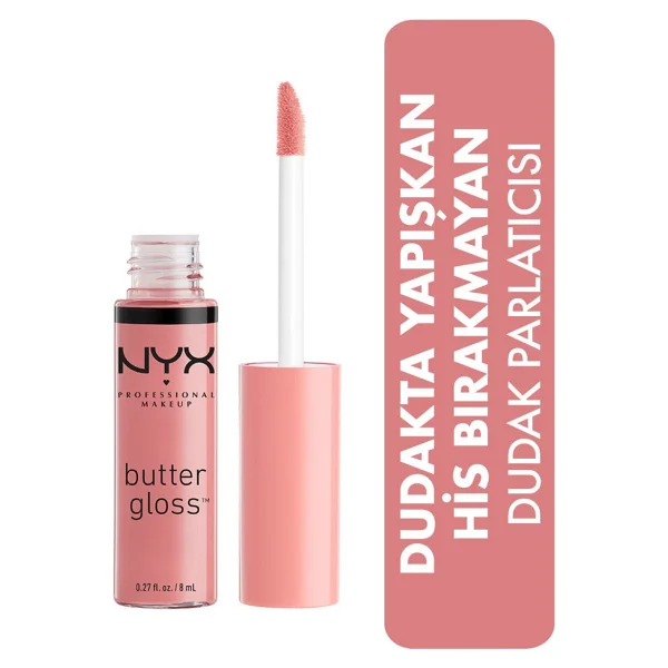 Nyx Makeup Butter Gloss Creme Brulee Dudak Parlatıcısı - Görsel 9