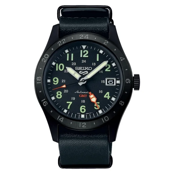 Seiko 5 Sports Field Ssk025 Deri Kordon Erkek Kol Saati - Görsel 7