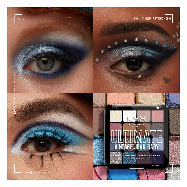 Nyx Professional Makeup Ultimate Shadow 01 Vintage Jean Baby Far Paleti - Görsel 5