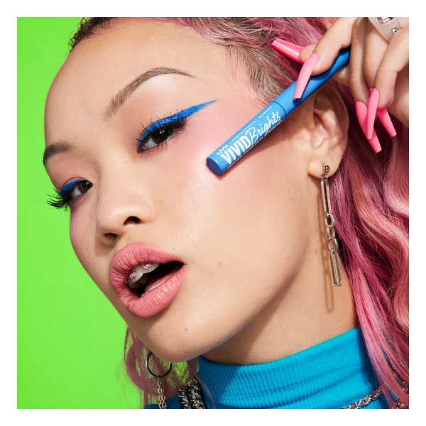 Nyx Professional Makeup Vivid Brights Matte Likit Eyeliner - Görsel 4
