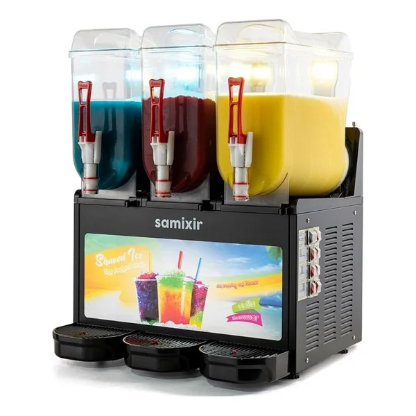 Samixir Triple Allure Slush36.Ba Siyah 12+12+12+ Lt Buzlaş Makinesi - Görsel 4